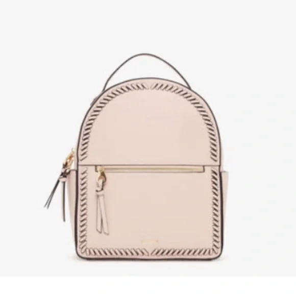 Calpak Kaya blush Pink Mini Backpack with Braided Trim My new laptop bag from @calpak is perfect! It has tons of  main image 2